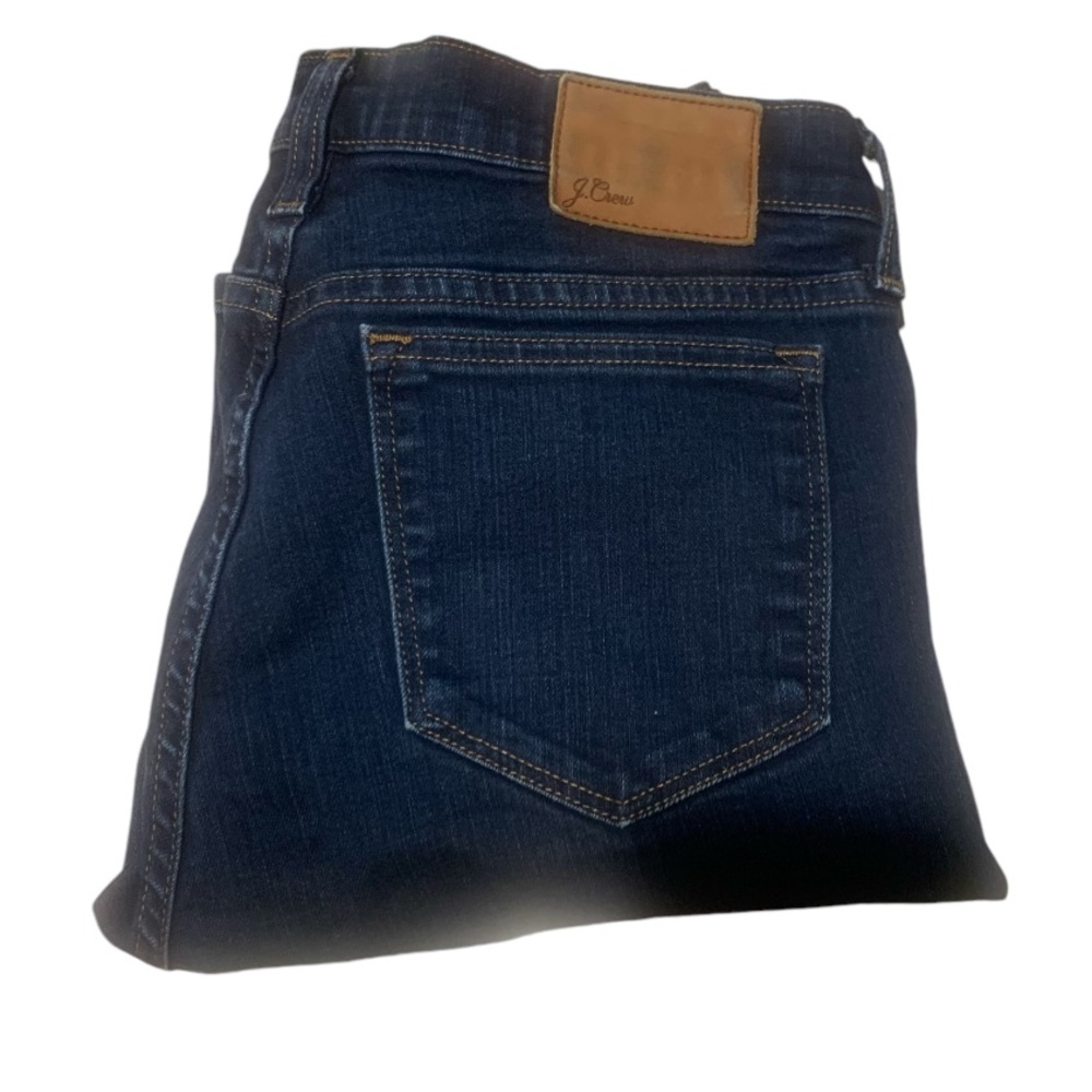 J.Crew Women's 30 Dark Blue Denim Toothpick Skinny Slim Fit Stretchy Jeans